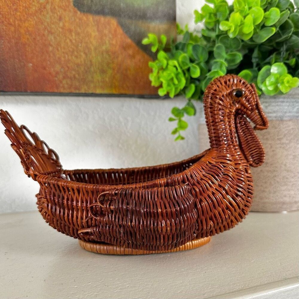 Turkey vintage wicker basket